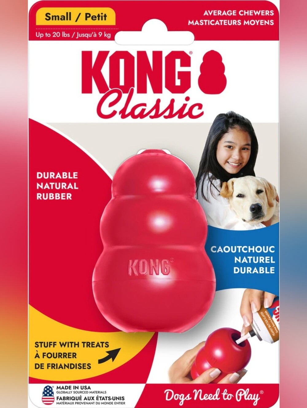 KONG Classic Dog Toy, Small
